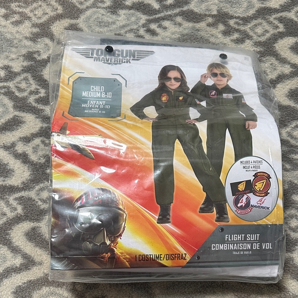 Kids Flight Suit Costume - Olive